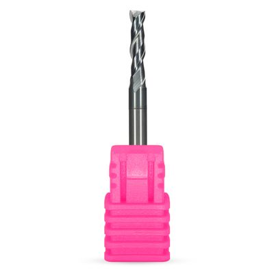 Cuttershop CNC Router Bit for Steel & Stainless Steel, Up-Cut, 2-Flute, TiAlN-Coated, HRC65 | SU Series D6.0 x 6.0 x L20/75