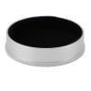 Annadue Lens Cap for Canon Cameras, Aluminum Alloy Lens Cover with Soft Lining, Storage Pouch and Anti-Loss Strap (Silver) view 1