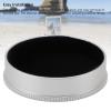 Annadue Lens Cap for Canon Cameras, Aluminum Alloy Lens Cover with Soft Lining, Storage Pouch and Anti-Loss Strap (Silver) view 2