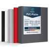 diconfa Dark Gray PVC Plastic Sheet, Made to Order, 700 x 600 mm, 30 mm Thick, Hard Satin-Matte Smooth Nonporous Surface view 1