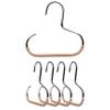 MAWA by Reston Lloyd Scarf, Belt & Accessories Organizer Hanger, Model G-1, 5-Pack view 1