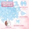 YELARXI Mini Bows, Small Satin Ribbon Bows with Adhesive Pads, 2.5 cm, for Crafts, Weddings, Parties, Decorations, Gift Wrapping, Sewing and DIY, 200 Pieces, Sky Blue view 3