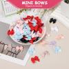 YELARXI Mini Bows, Small Satin Ribbon Bows with Adhesive Pads, 2.5 cm, for Crafts, Weddings, Parties, Decorations, Gift Wrapping, Sewing and DIY, 200 Pieces, Sky Blue view 4