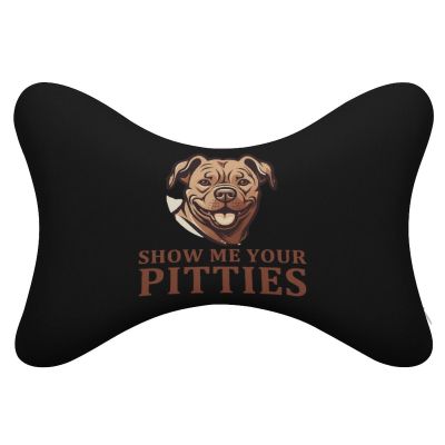 Show Me Your Pittie's 2-Pack Car Neck Pillows, Soft Car Pillows for Most Cars