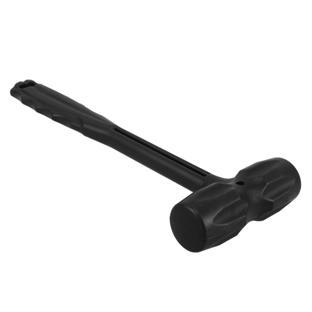 Black PP Hand Hammer with Shock Absorption for Household and Flooring