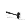 Black PP Hand Hammer with Shock Absorption for Household and Flooring view 2