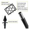 Trellis for Climbing Plants, Rust-Resistant Metal Support Frame, Wall-Mounted, Green, 85 x 220 cm view 3