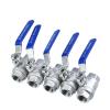 UYCUODLUY BSPT 1-1/4-Inch Female SS304 Full-Port Ball Valve with Vinyl Handle view 2