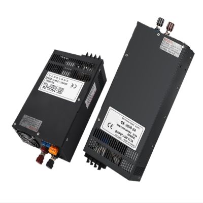 LZIKKGKI 1-Piece CC/CV Switching Power Supply, 1000W/1200W/1500W/2000W, AC-DC, Adjustable Industrial (220VAC_0-48V)