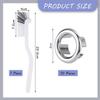 10-Piece Sink Overflow Cover Set with Cleaning Brush view 2