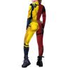 Bemeiren Halloween Superhero Bodysuit for Men and Women, 3D-Printed Zentai Jumpsuit, Red and Yellow, XXL view 2