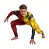 Bemeiren Halloween Superhero Bodysuit for Men and Women, 3D-Printed Zentai Jumpsuit, Red and Yellow, XXL view 4