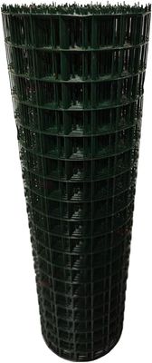 Green PVC-Coated, Galvanized Wire Mesh Fence Roll, Rust-Resistant, 2.3 mm Wire, 1.2 m High