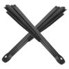 sporful Foldable Tai-Ji Fans, Lightweight Black Chinese Dance Fans, 2-Pack view 1