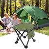 Compact, Lightweight Folding Camping Stool with Non-Slip Base view 2