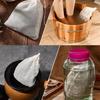 Muslin Drawstring Tea Filter Bags - 12PCs view 2