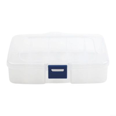 Lightweight Transparent Storage Box with Multiple Compartments