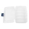 Lightweight Transparent Storage Box with Multiple Compartments view 2