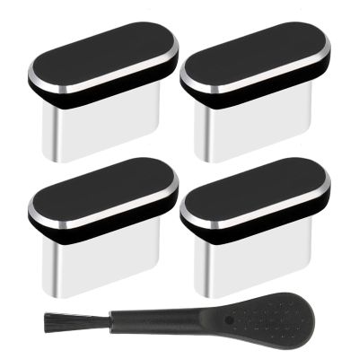 Type-C Dust Plug with Brush for Phone Charging Ports