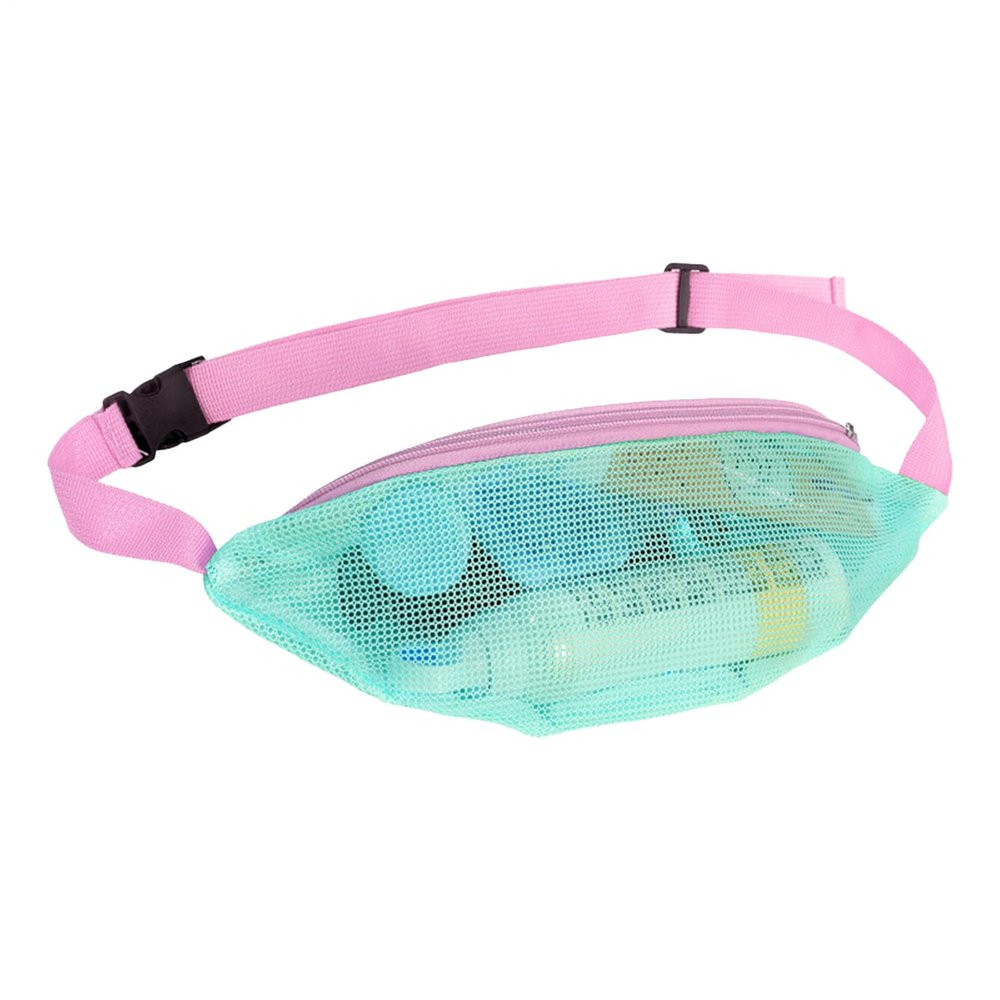 Breathable, Portable and Lightweight Mesh Beach Bag with Adjustable Strap