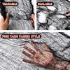 Halloween Creepy Gauze Fabric Black, 6 pcs view 4