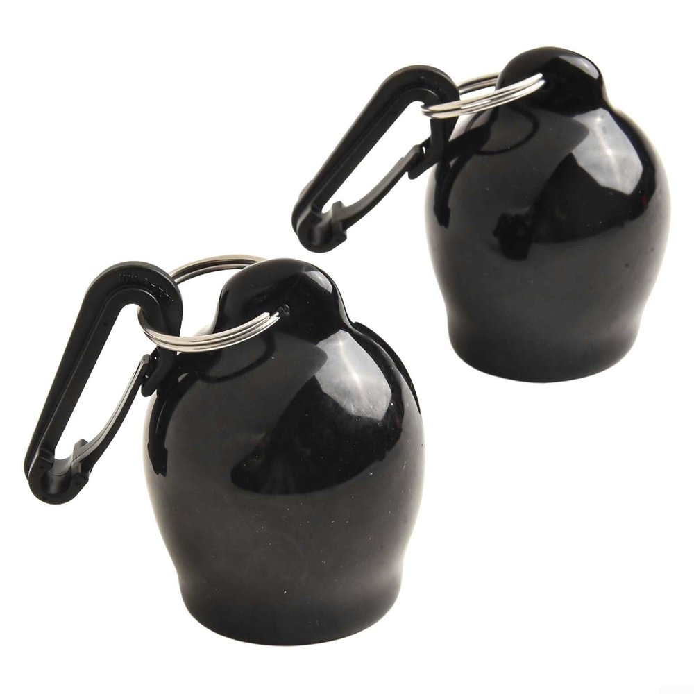 Scuba Diving Essentials Mouthpiece Covers for Improved Hygiene and Safety, Black, 2-Pack