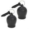 Scuba Diving Essentials Mouthpiece Covers for Improved Hygiene and Safety, Black, 2-Pack view 4