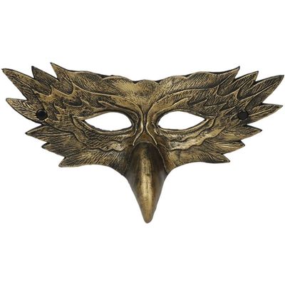 HiyyFloy Raven Halloween Half-Face Mask