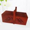 BOJHGO Foldable Sewing Box, Red view 3