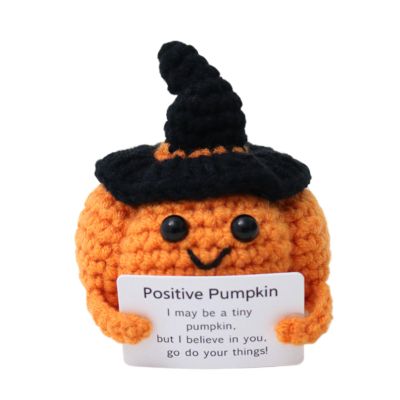 Positive Crochet Art | Motivational Crochet Doll