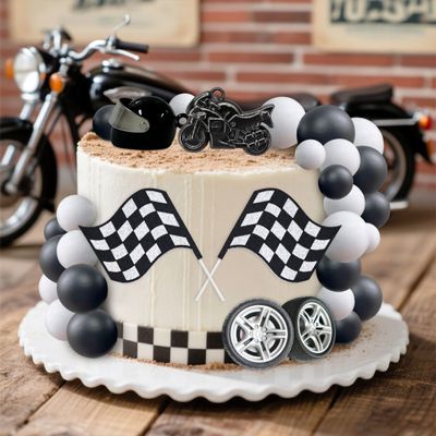 Dirt Bike Party Decorations, Motocross Motorcycle Cake Decor