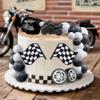 Dirt Bike Party Decorations, Motocross Motorcycle Cake Decor view 1