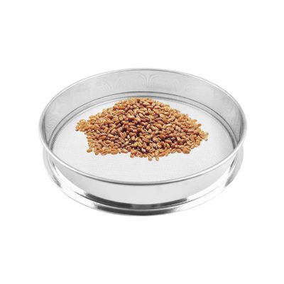 EBZFASO Stainless Steel Soil Test Sieve, 0.15 mm Mesh, Multiple Sizes for Garden and Laboratory