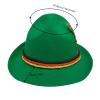 Unisex Bavarian Traditional Hat, Green, One Size view 3