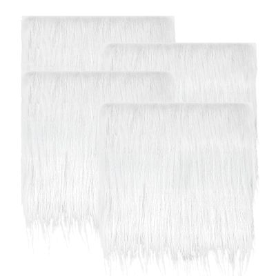4 Pack Faux Fur Fabric 25 x 25 cm