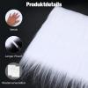 4 Pack Faux Fur Fabric 25 x 25 cm view 3