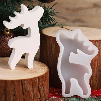 EPODA Silicone Molds Christmas Moose Candle Molds