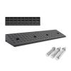 HBOOMOEM Portable Rubber Curb Ramp Mat, 100 x 25 x 7 cm, for Wheelchairs, Cars, RVs, Motorcycles and Dogs view 1