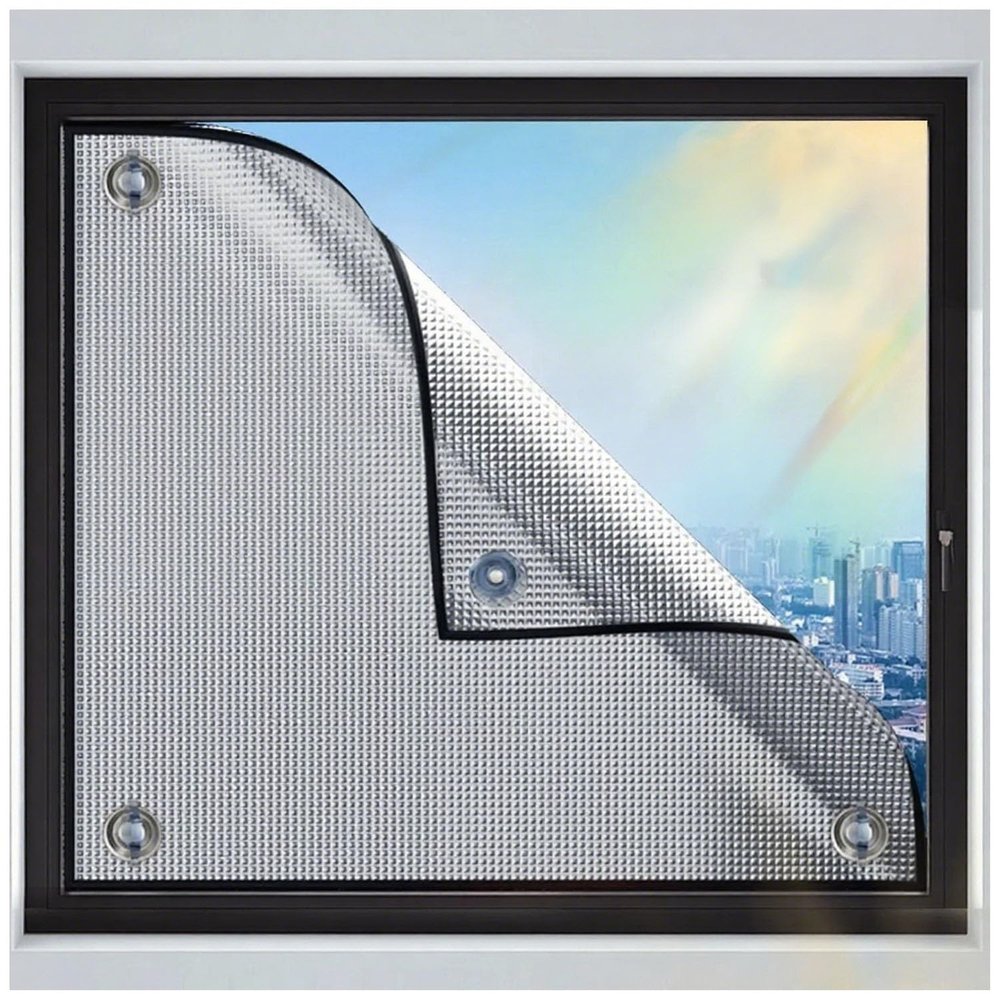 Reflective Window Film with Suction Cups