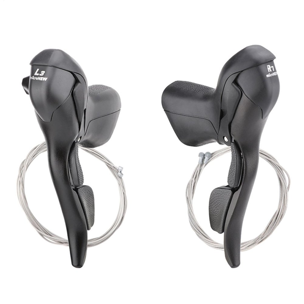Dottduya Road Bike Dual-Control Brake and Shifter Levers, 3x7/8/9/10-Speed