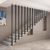Junvstor Wall-Mounted Handrail for Attic Stairs, 30–160 cm, Style 2, 130 cm view 1
