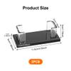 YNNHUDEEP Acrylic Business Card Holders for Desk, 2-Pack view 2