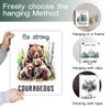 GOMAKERER 6-Piece Bible Verse Animal Poster Set view 3