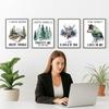 GOMAKERER 6-Piece Bible Verse Animal Poster Set view 4
