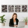 GOMAKERER 6-Piece Vintage Abstract Floral Wall Art Prints view 4