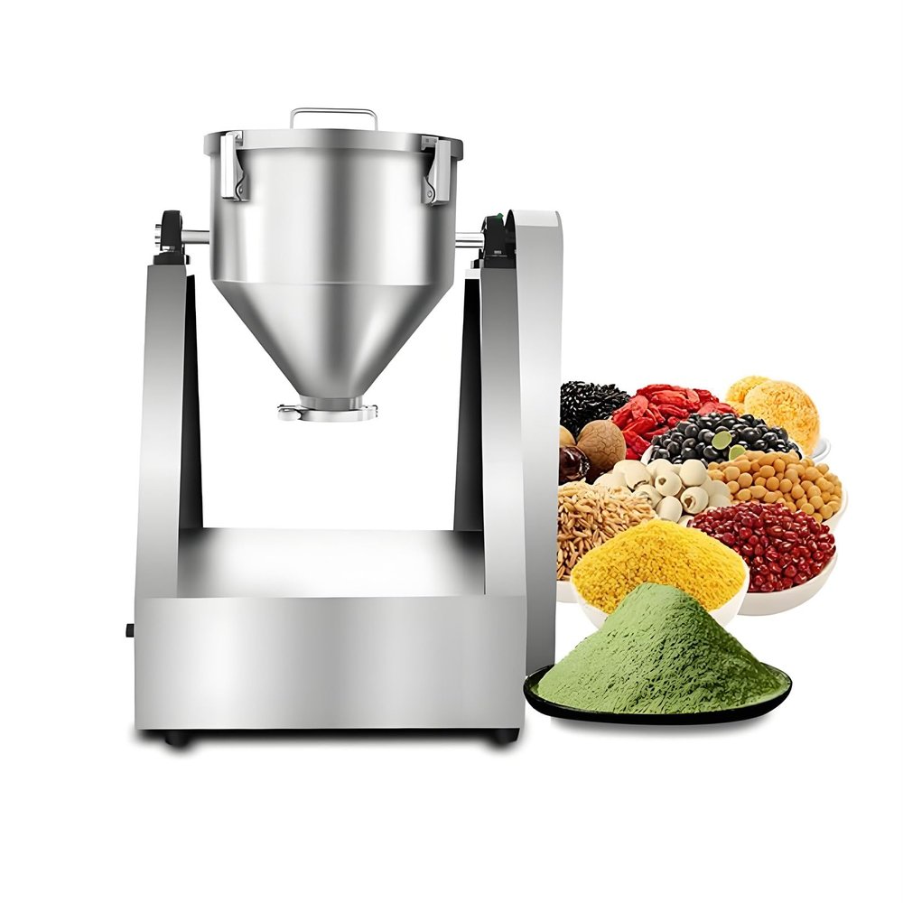 Laboratory Dry Powder Mixer, 5–40 L, 40–300 W, Bidirectional Mixing
