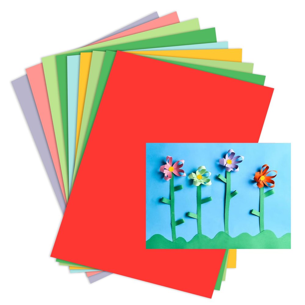 30 Sheets Colored Cardstock A4