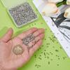 CRAFTYMELODY 2000 Pcs 3mm Platinum Crimp Beads view 3