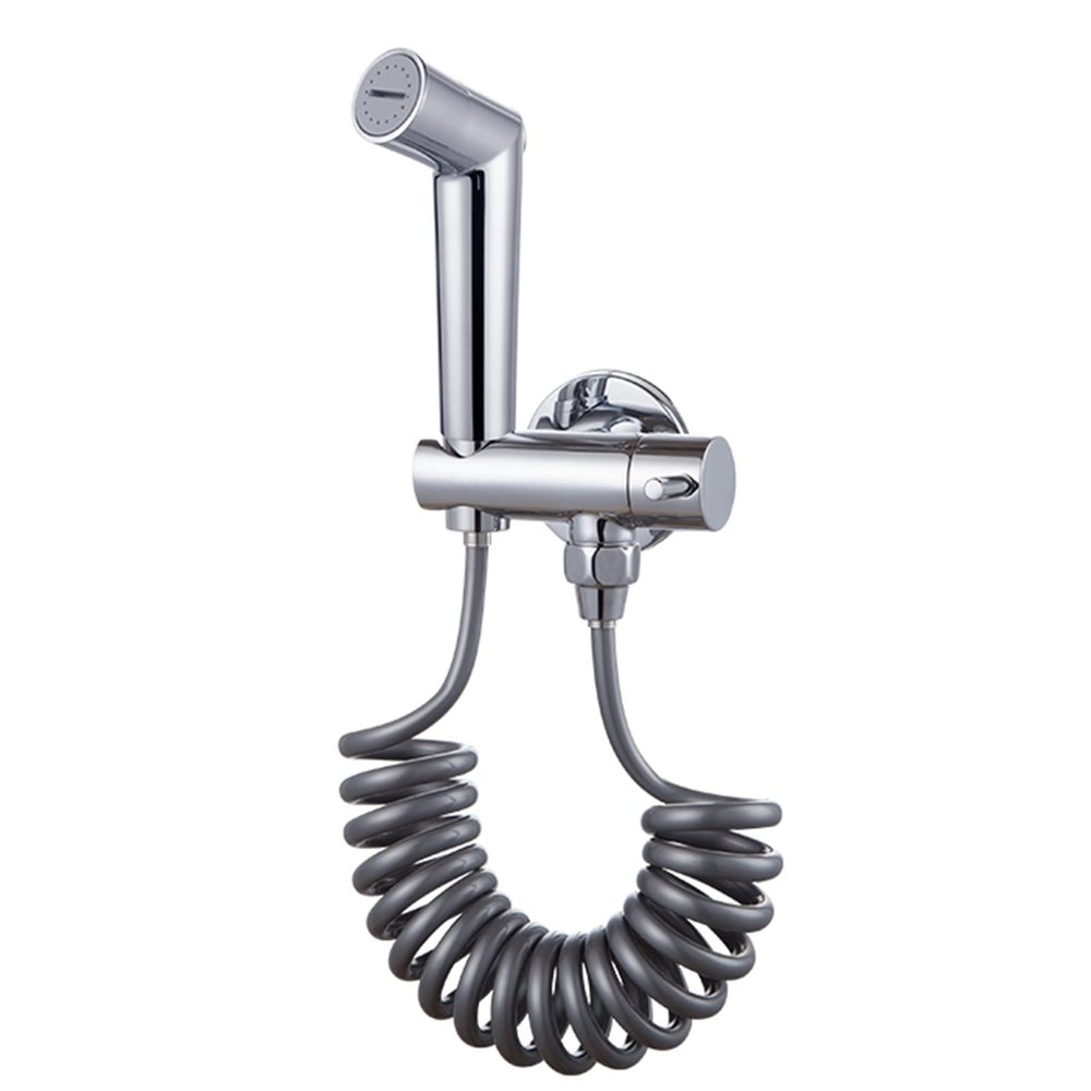 WDSOPK Handheld Toilet Bidet Sprayer, Chrome, Adjustable Water Pressure