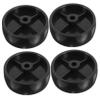 Ciieeo 4-Piece Patio Heater Wheels, Black, PP view 1